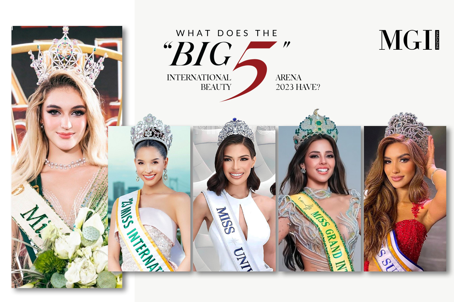 What are there in the "Big 5" international beauty arenas of 2023?
